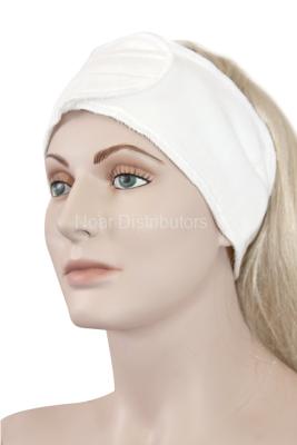 AESTETICIAN CHOICE VELOUR STRETCH VELCRO HEADBAND 3-PK